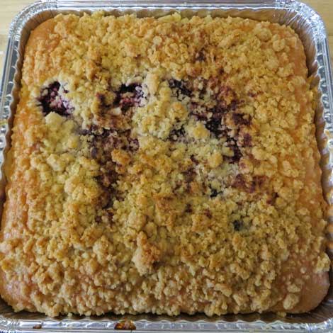 Blackberry Coffee Cake